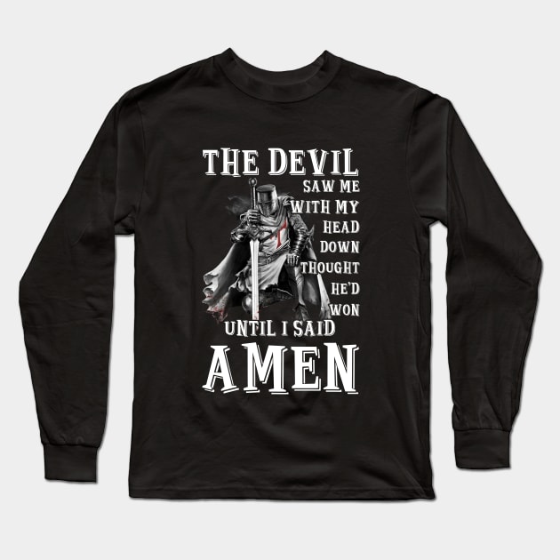 The Devil Long Sleeve T-Shirt by zellaarts